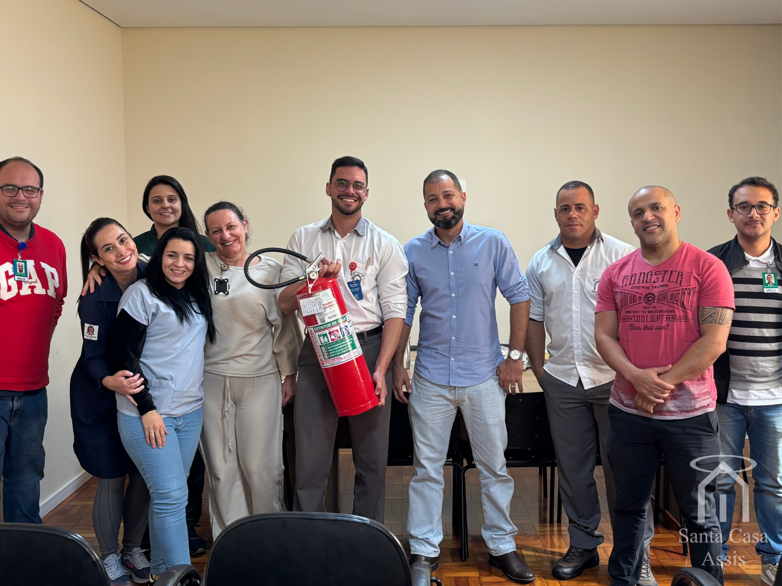 Equipe UPA Assis participa de Treinamento de Brigada de Incêndio