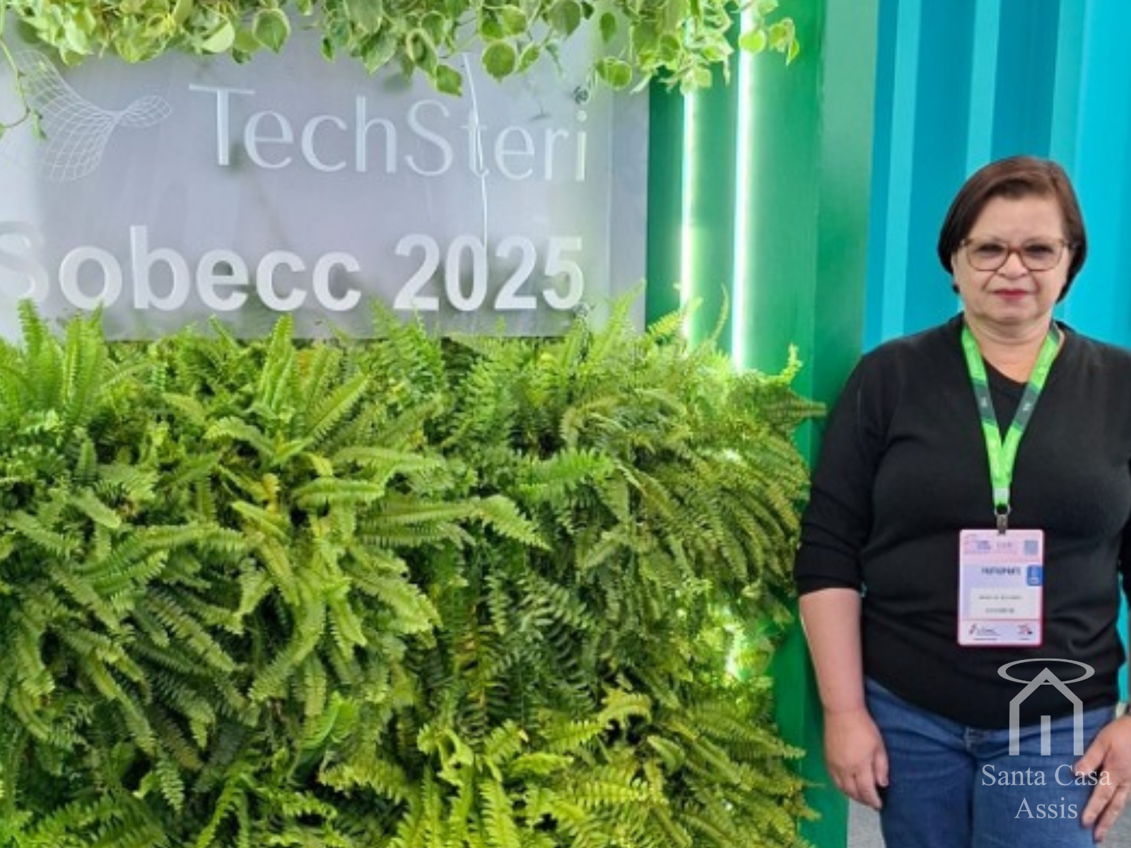 Enfermeira da Santa Casa de Assis participa de Congresso Brasileiro da SOBECC