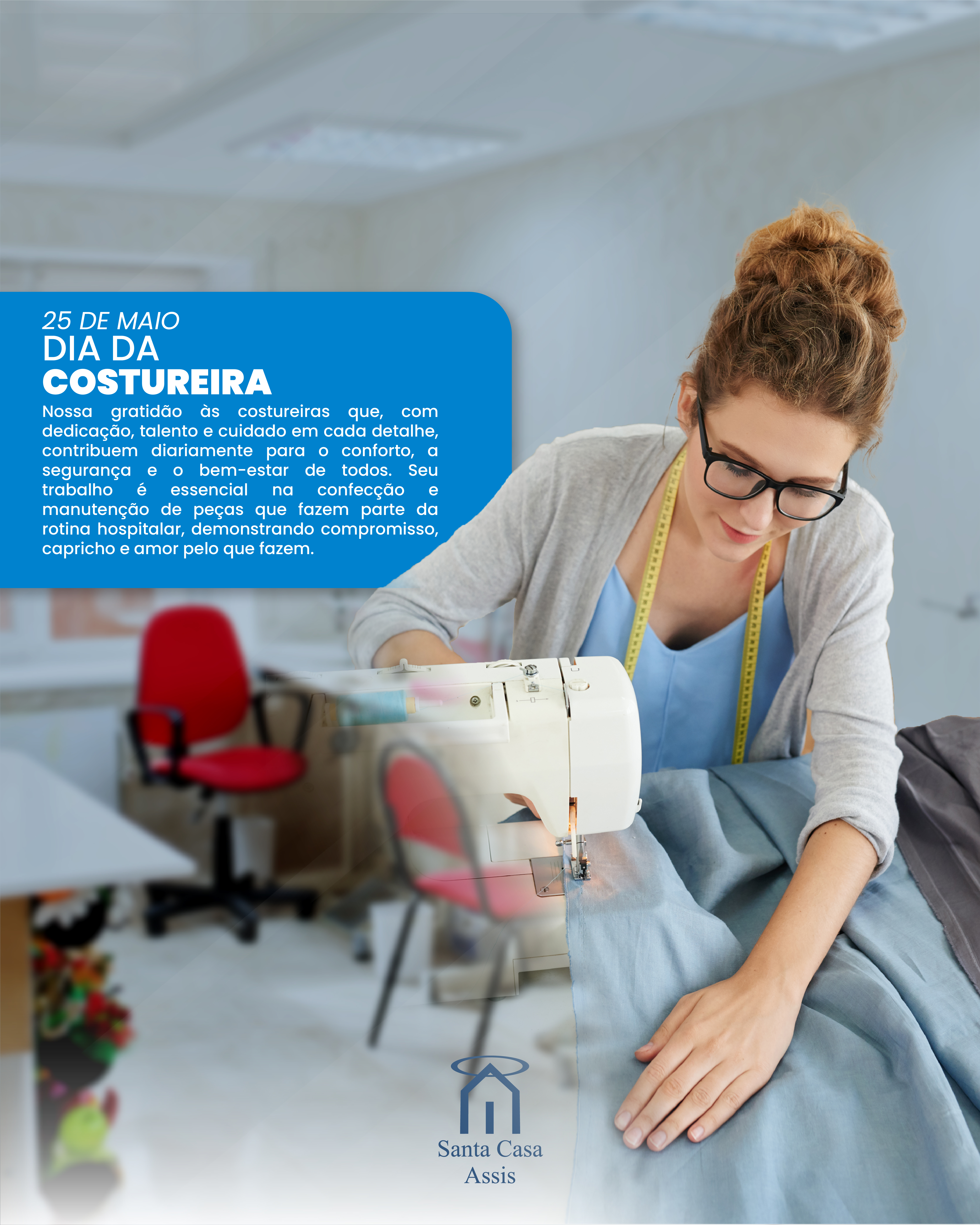 Costureiras da Santa Casa de Assis dedicam cuidado e humanização em cada detalhe