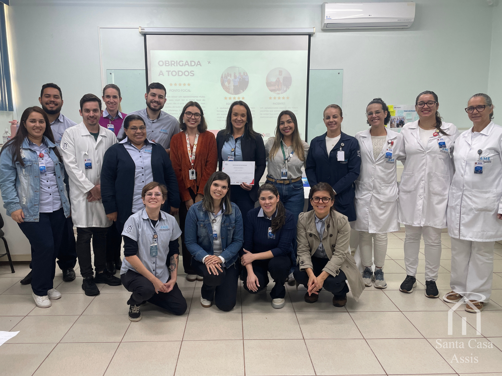 Colaboradores do AME Assis passam por capacitação do projeto AME + Digital